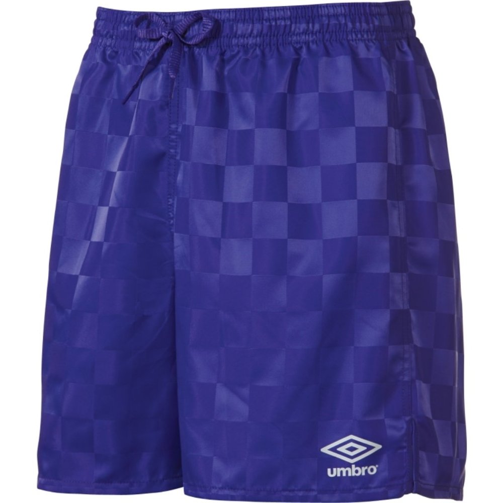 Blue Umbro checkered shorts